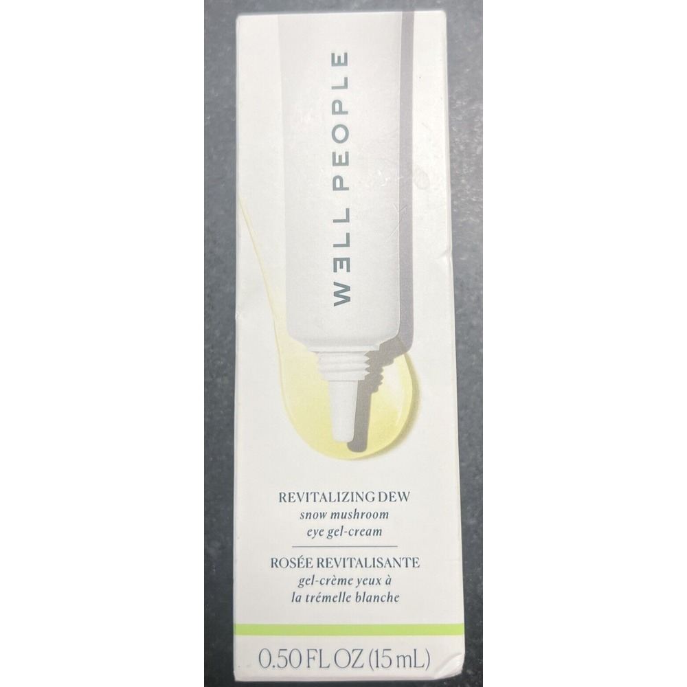 W3LL People Revitalizing Dew Snow Mushroom Eye Gel Cream 15mL New In Box